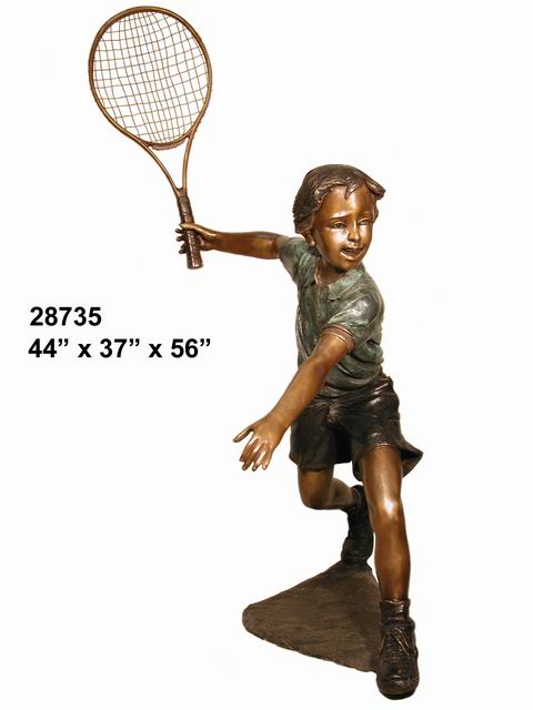 Bronze Tennis Player Bronze Tennis Player